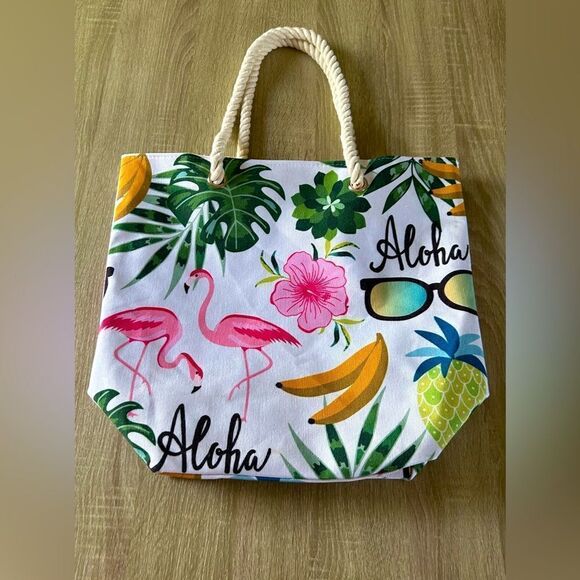 NWOT … AXIZ GROUP “Aloha” Beach / Tote Bag - Picture 2 of 4
